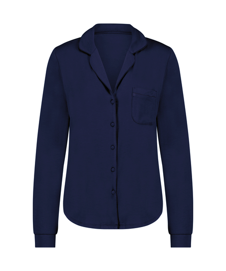Chaqueta de manga larga de jersey Essentil, Azul