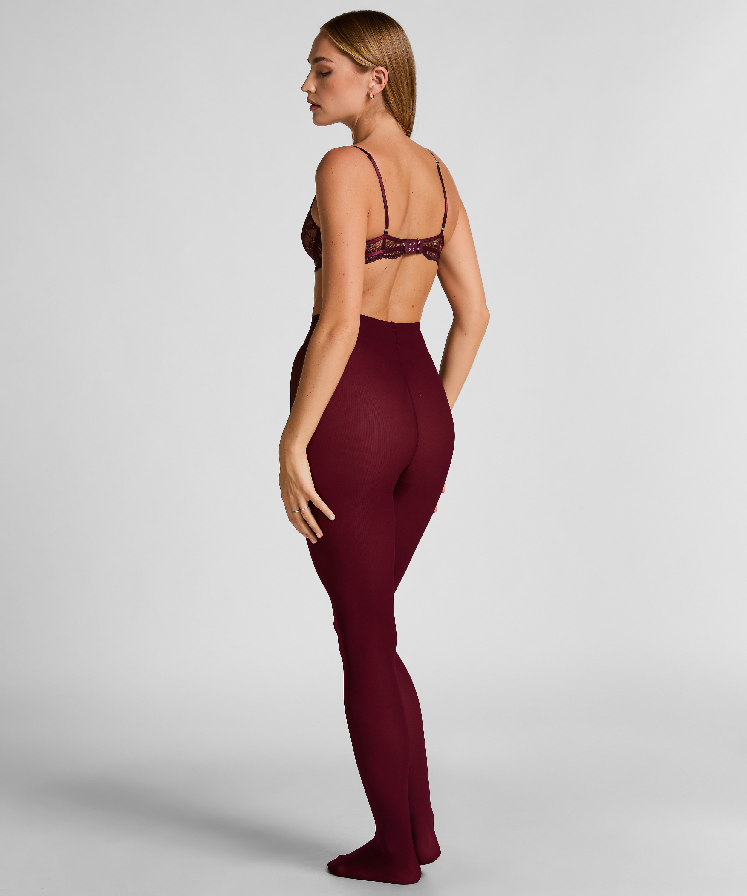 Pantys 50 Denier Tacto Terciopelo, Morado, main