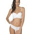 Sujetador de aros preformado Rose longline, Blanco