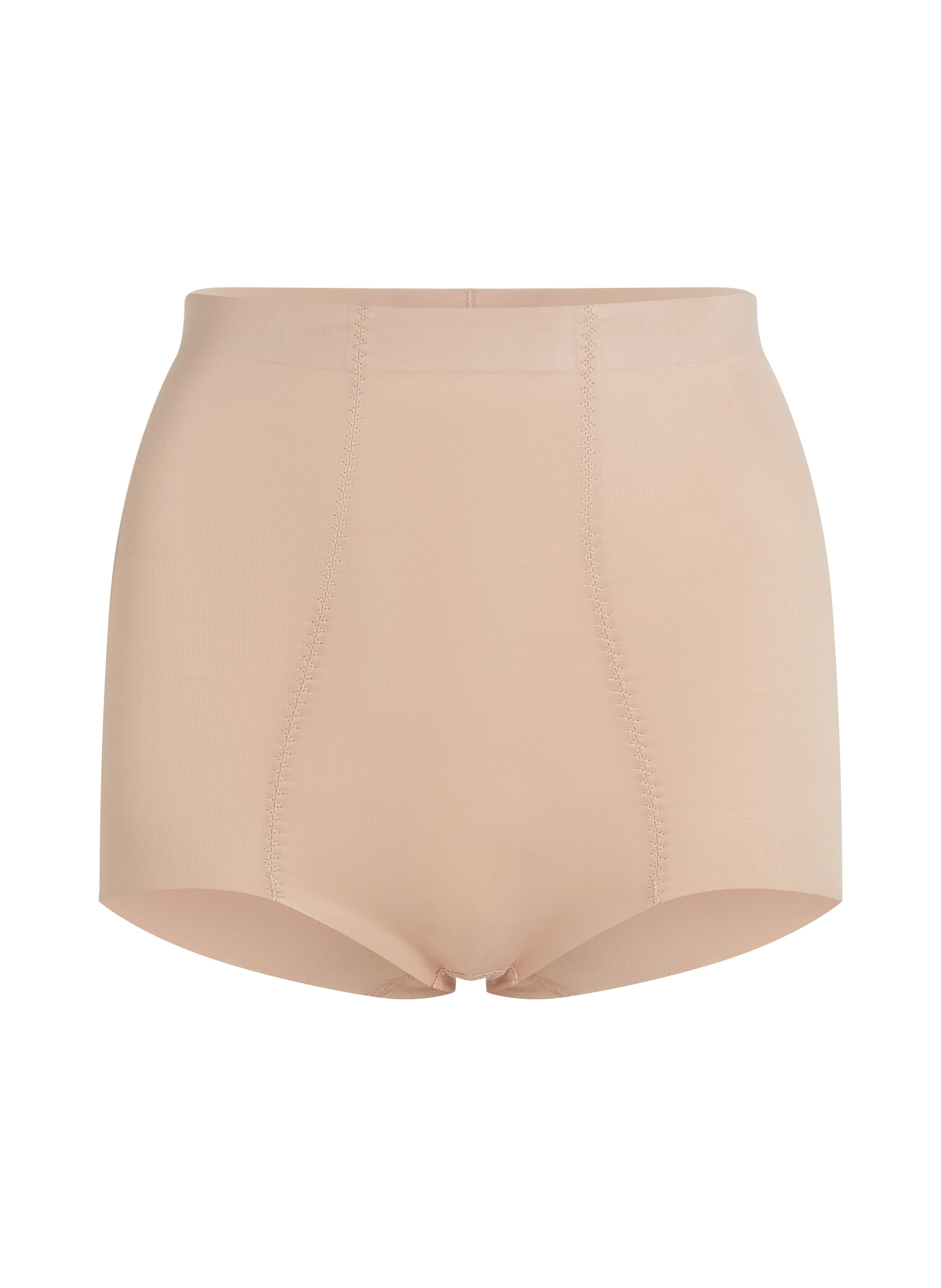 Braguita scuba moldeadora de cintura alta, Beige