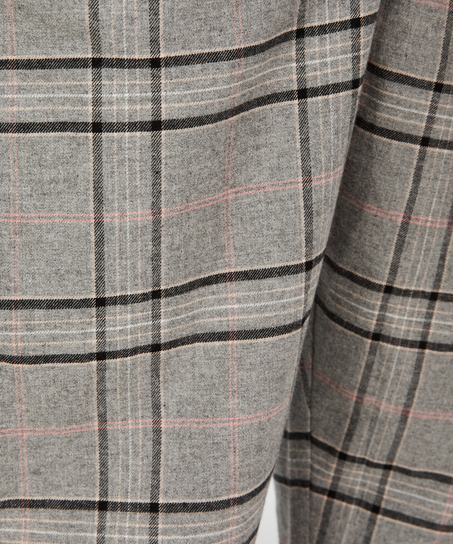 Petite Pantal&oacute;n de pijama Twill Check, Gris