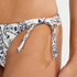 Braguita de bikini brasileña Paisley, Blanco