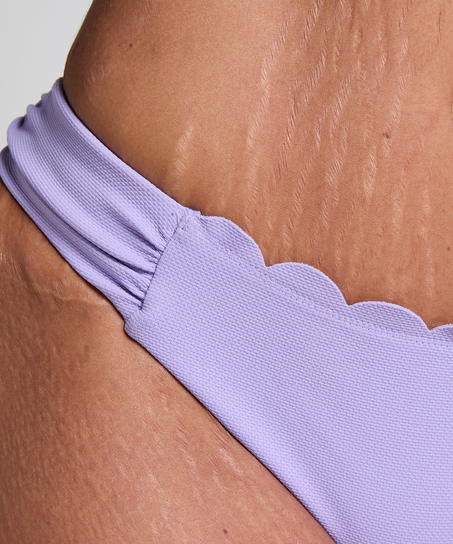 Braguita de Bikini Rio Scallop, Morado