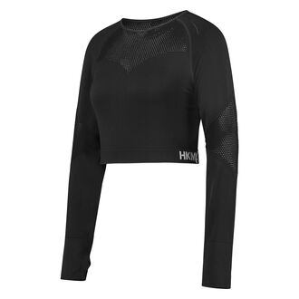 Top deportivo corto HKMX, Negro