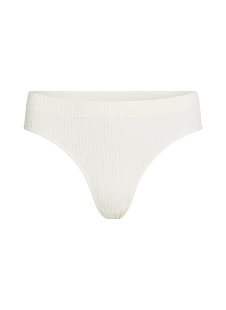 Tanga de tiro alto Dianne, Blanco