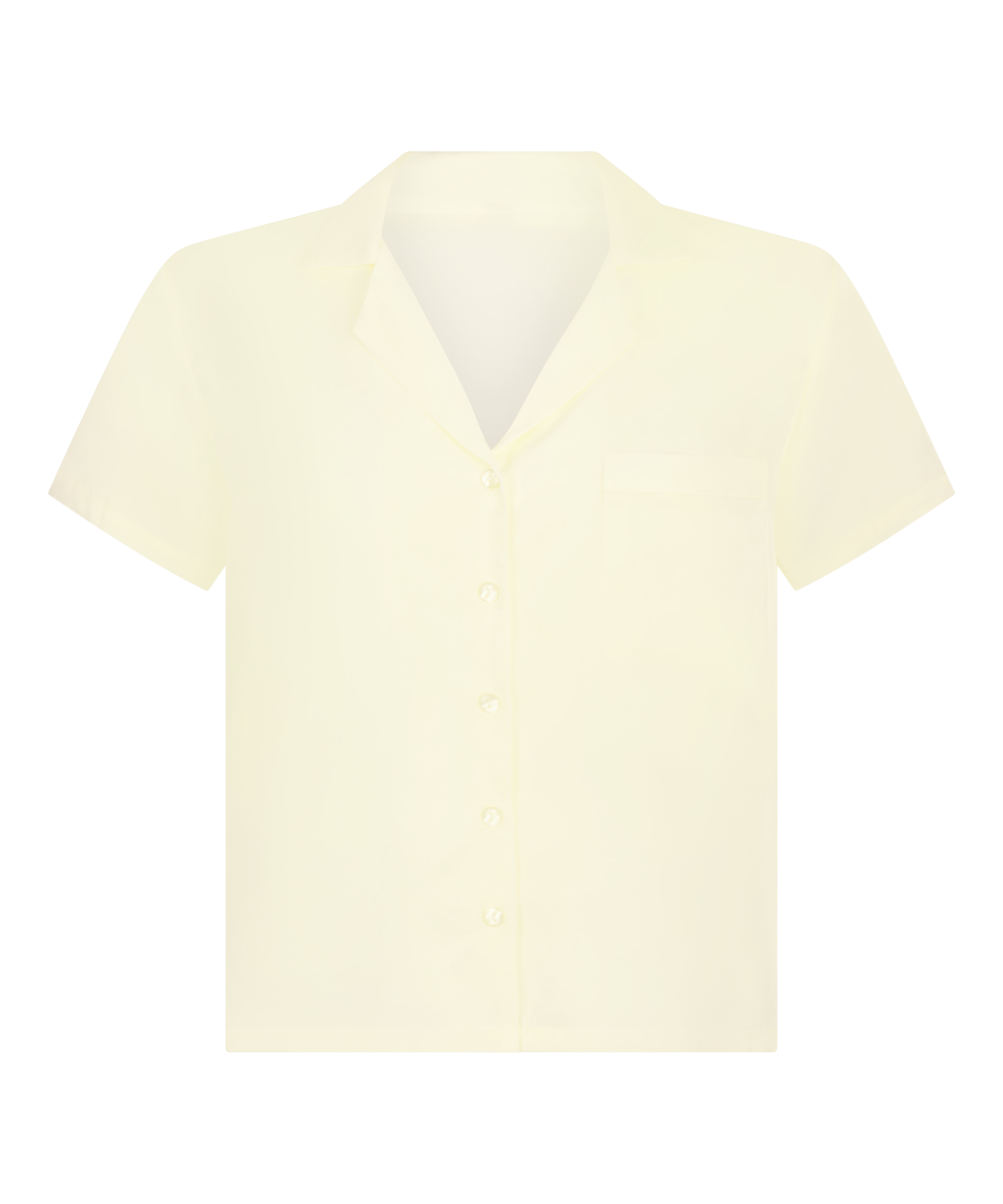 Chaqueta de manga corta de sat&eacute;n, Amarillo, main