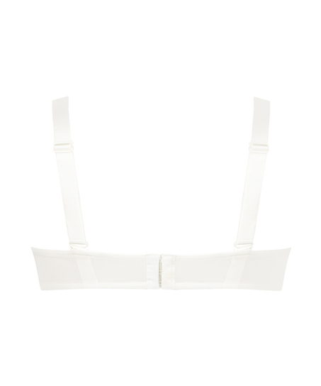 Sujetador de aros preformado sin tirantes Amelia, Blanco