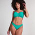 Braguita de Bikini Rio Scallop, Verde