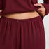 Pyjama Pant Loose Pointelle, Rojo