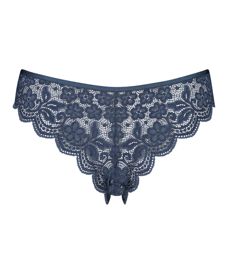 Braguita brasile&ntilde;a de pierna Lace, Azul