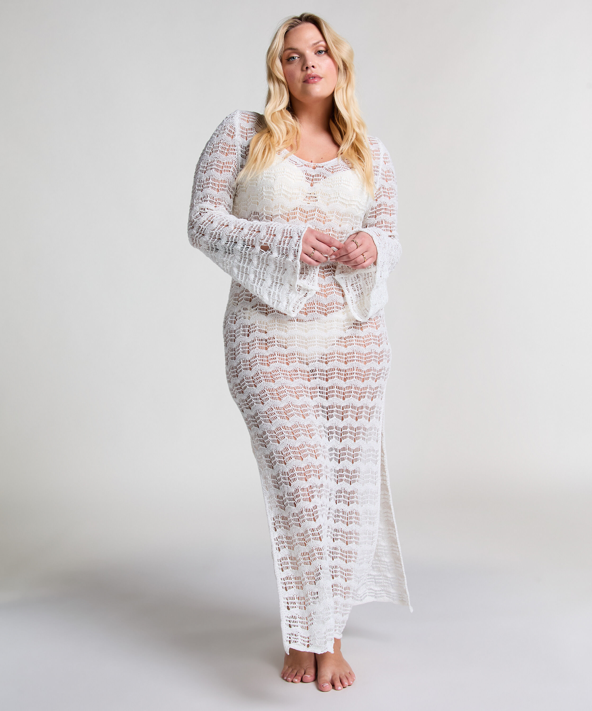 Vestido maxi de ganchillo
