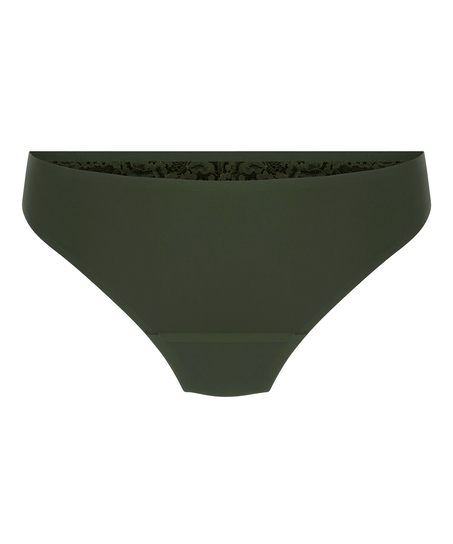 Invisible Tanga Lace Back, Verde