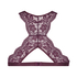 Bralette de estilo halter con espalda cruzada, Morado
