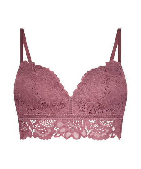 Sujetador preformado sin aros longline Shiloh, Morado