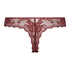 Invisible Tanga Lace Back, Morado