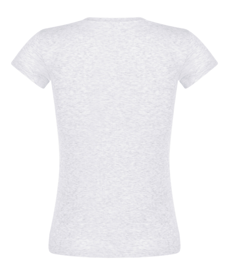 Top en pointelle, Gris