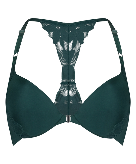 Sujetador push-up con aros y relleno Lana, Verde