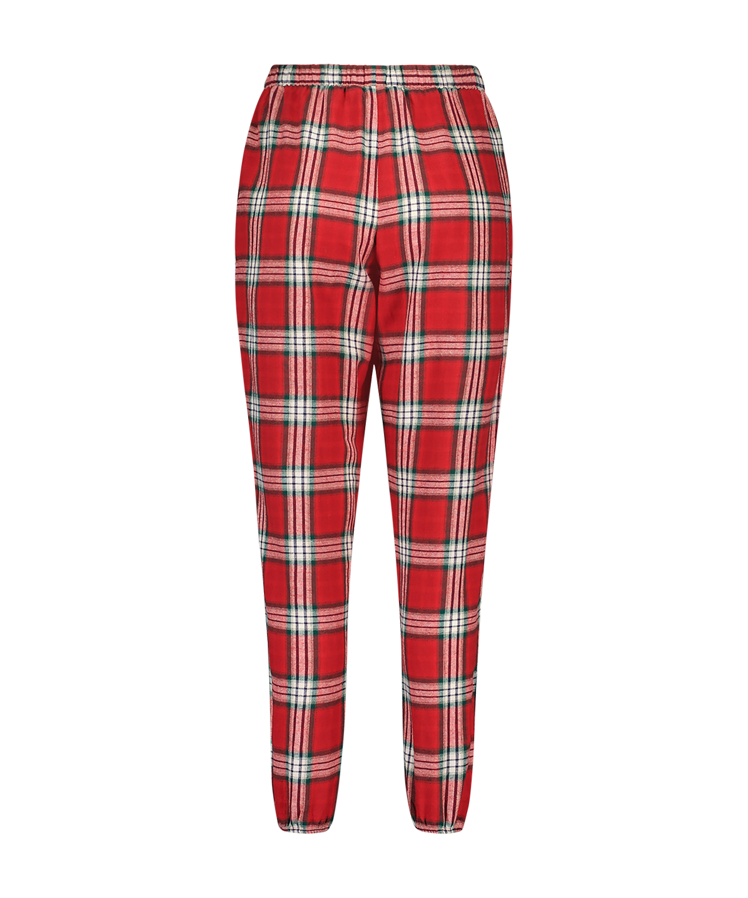 Tall Pantalón de pijama Twill Check, Rojo, main