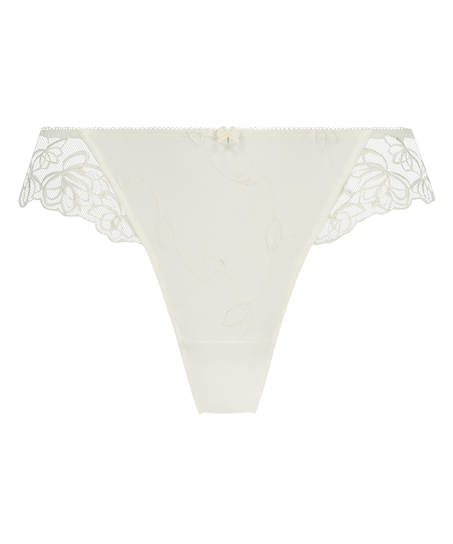 Tanga pantalón corto Diva, Blanco