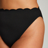 Braguita de Bikini Rio Scallop, Negro