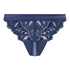 Tanga Grace de tiro alto, Azul