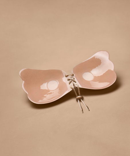 Sujetador push-up con ala, Beige