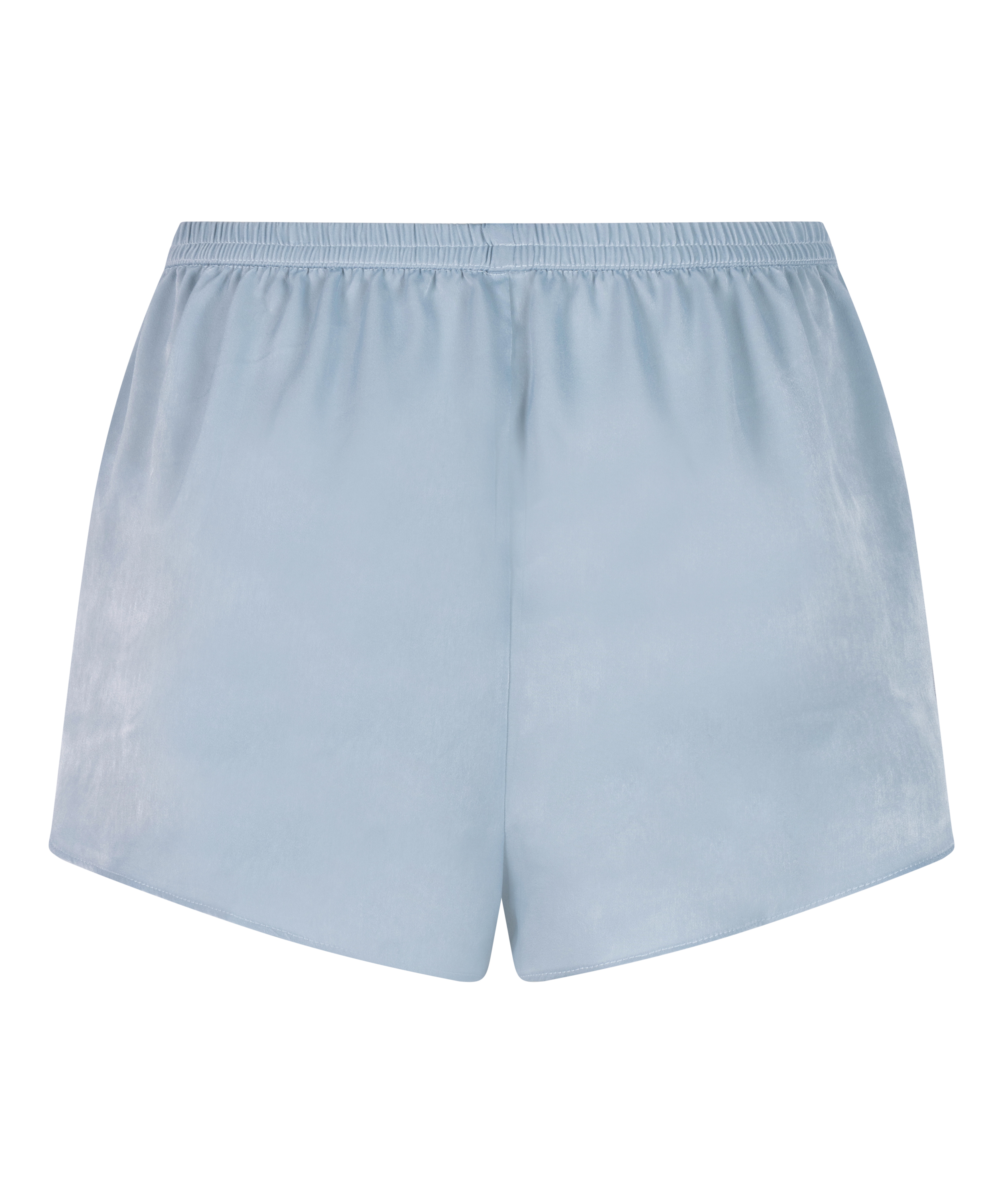 Short de sat&eacute;n Minimal, Azul, main