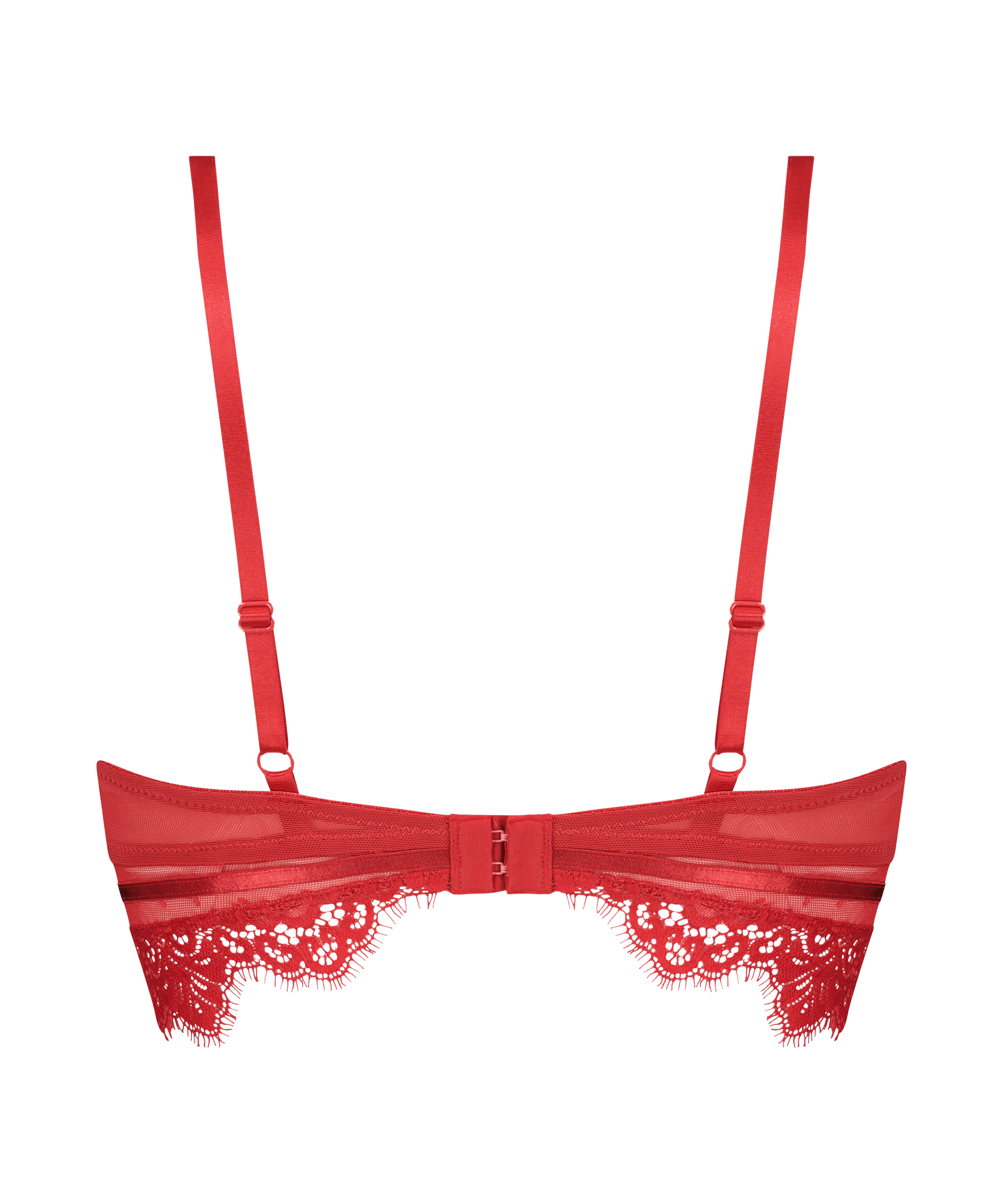 Sujetador longline de aros preformado Marilee, Rojo, main