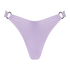 Braguita de bikini de pierna alta con anillas Aruba, Morado