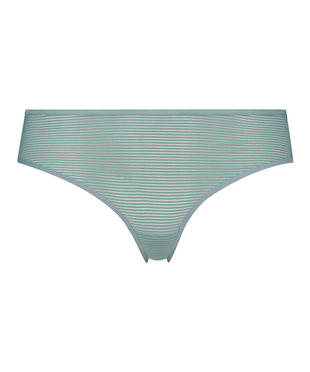 Brasileña Invisible Stripe mesh, Gris