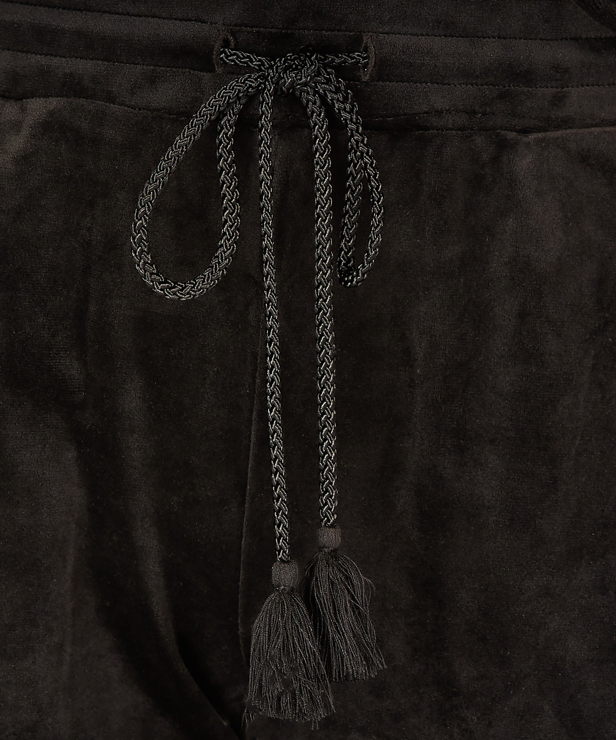 Pantalón Tall de deporte de terciopelo, Negro, main