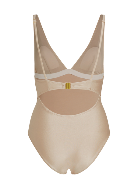 Bañador Shaping Luxe, Beige