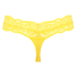 Tanga de corte ultrabajo Rose, Amarillo