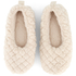 Pantuflas de bailarina esponjosas, Beige