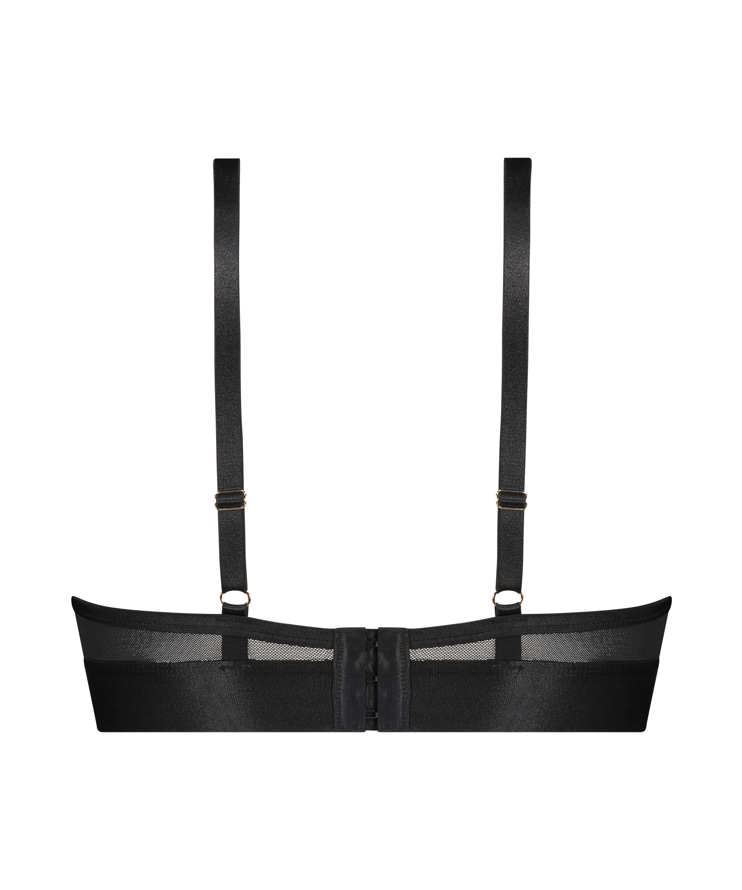 Sujetador longline de aros no preformado Pleasure, Negro, main