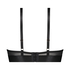 Sujetador longline de aros no preformado Pleasure, Negro