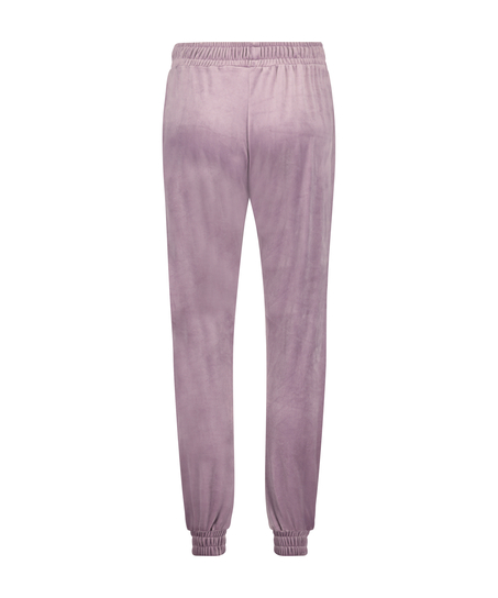 Pantal&oacute;n Tall de deporte de terciopelo, Morado