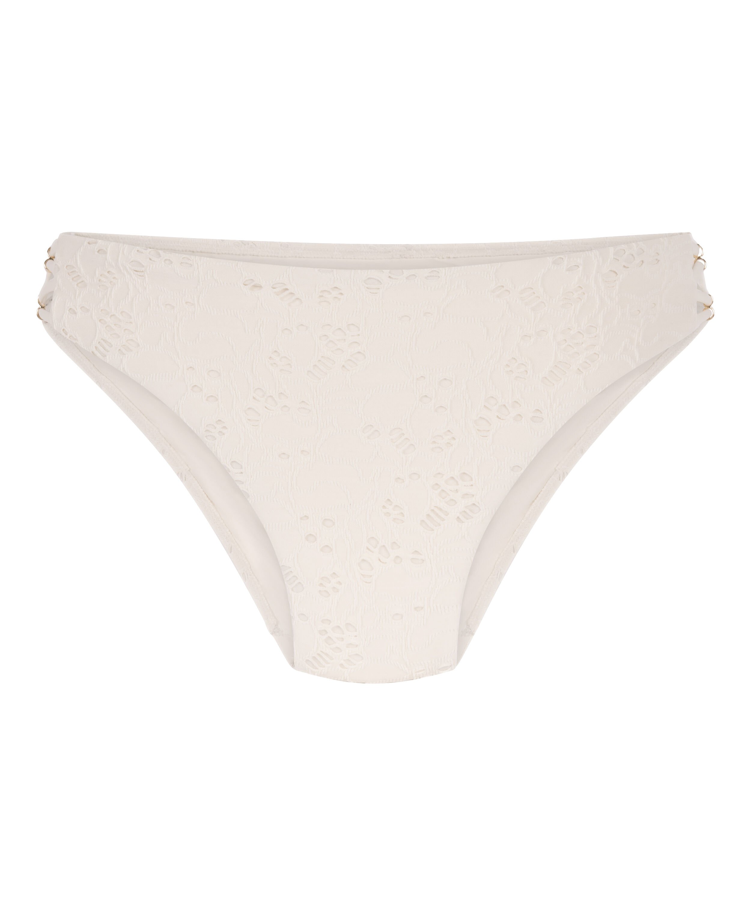 Braguita de bikini Crochet, Blanco