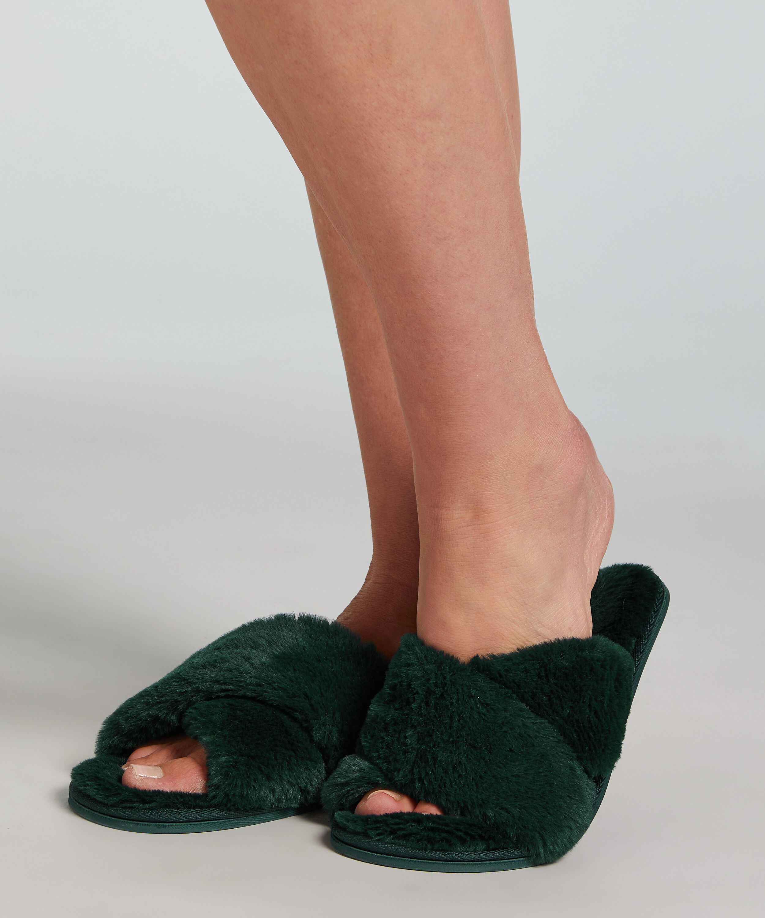 Pantuflas Lia, Verde
