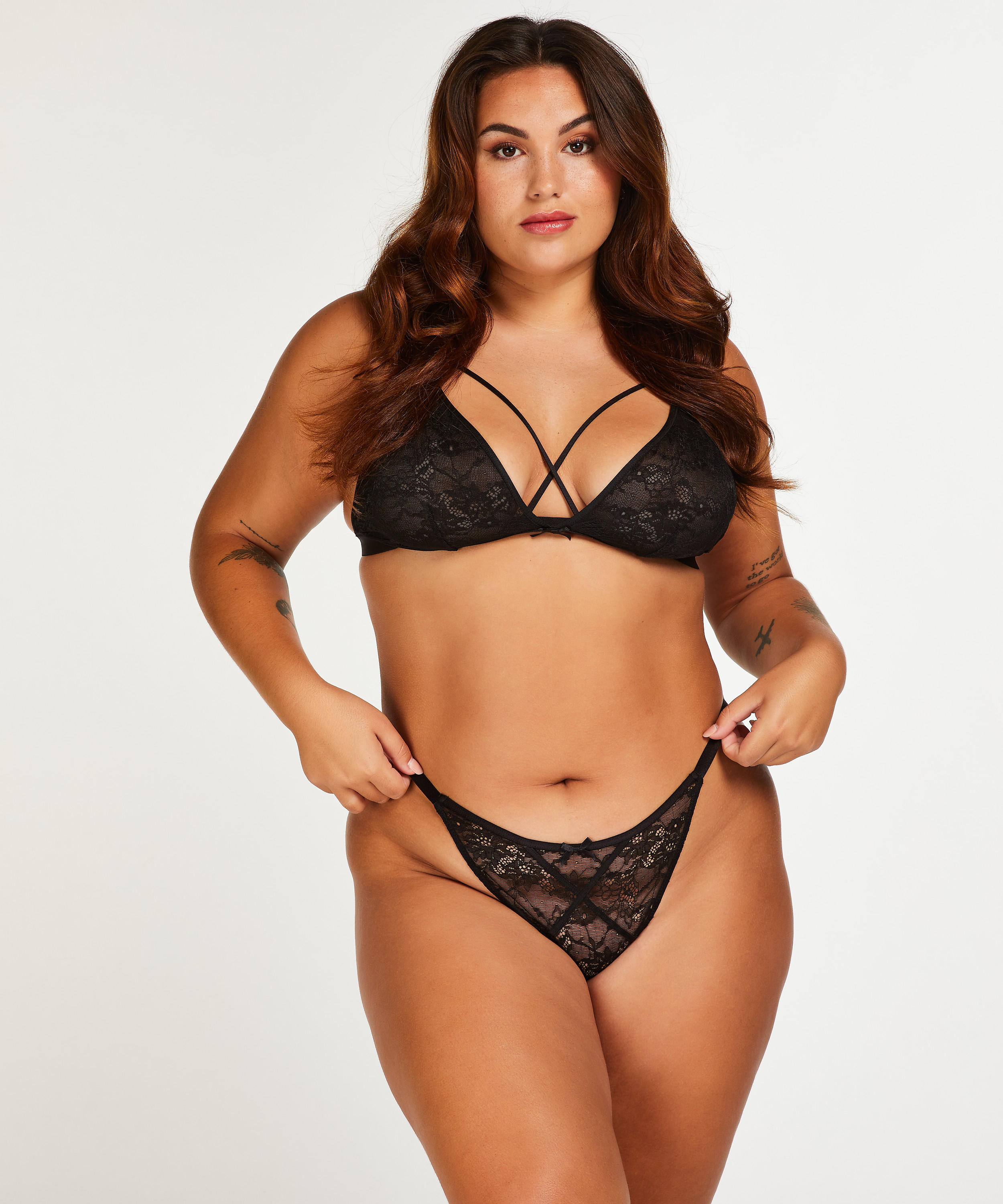 Bralette Corby, Negro, main