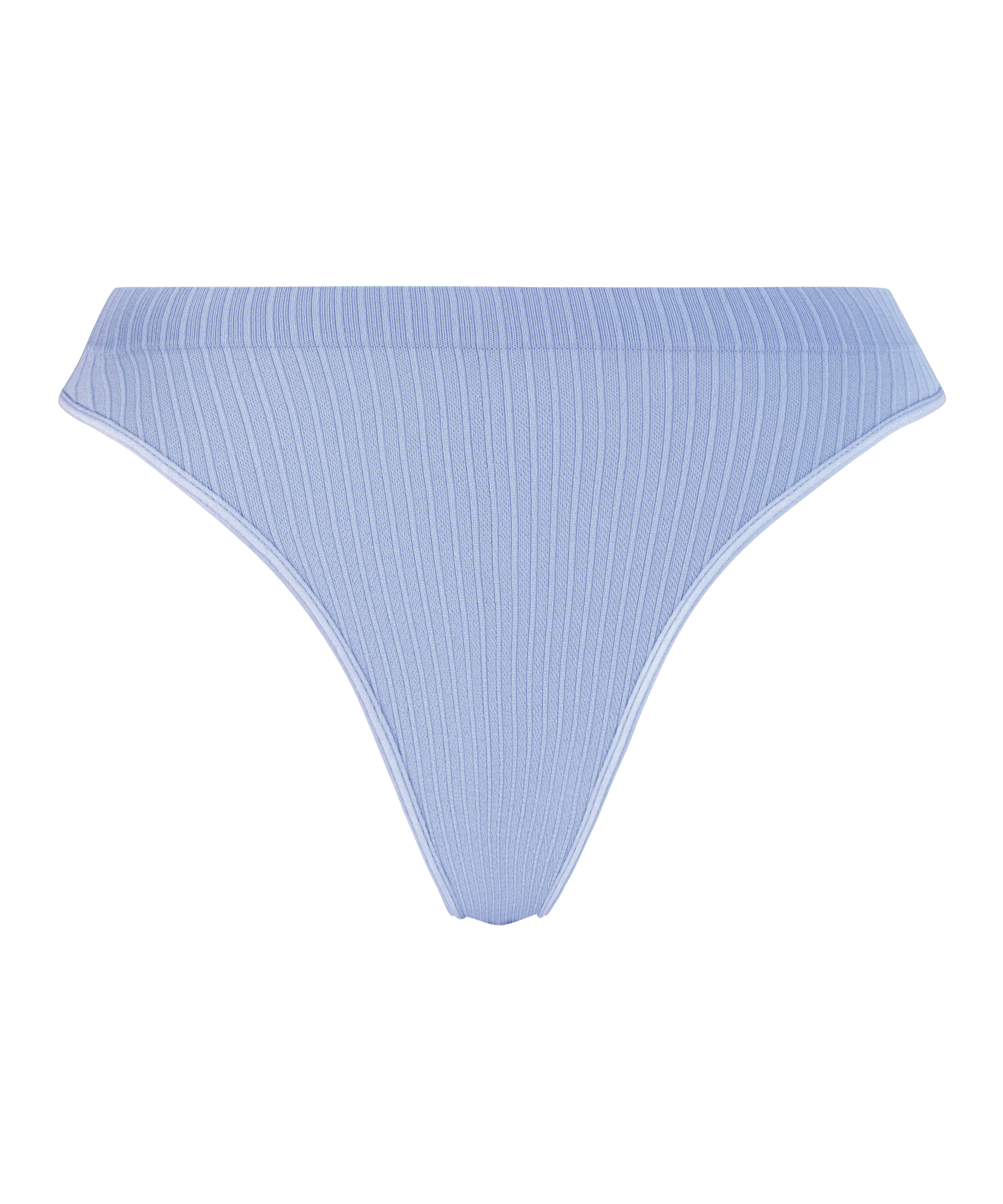 Tanga de tiro alto Dianne, Azul, main