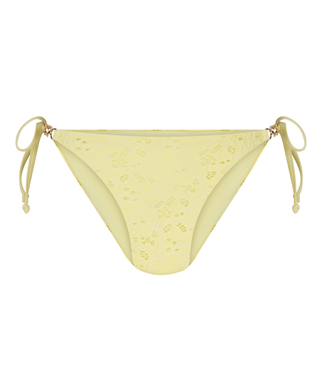 Braguita de Bikini Crochet, Amarillo
