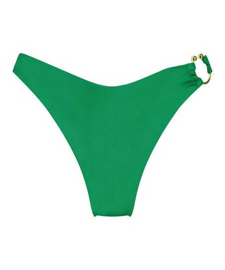 Braguita de bikini de tiro alto Antigua, Verde