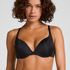 Sujetador push-up de aros preformado Smooth, Negro