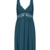 Vestido lencero Nora Lace, Azul