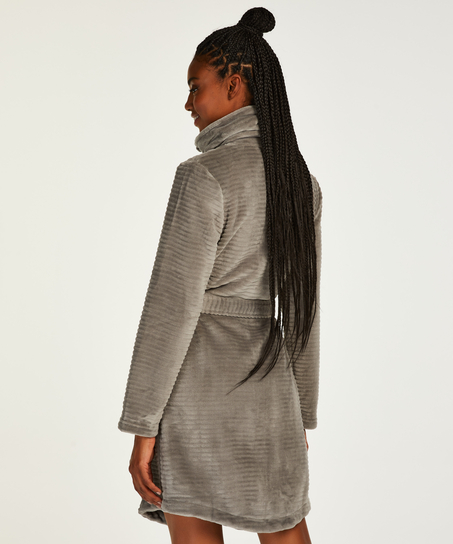 Albornoz Zip Fleece, Gris