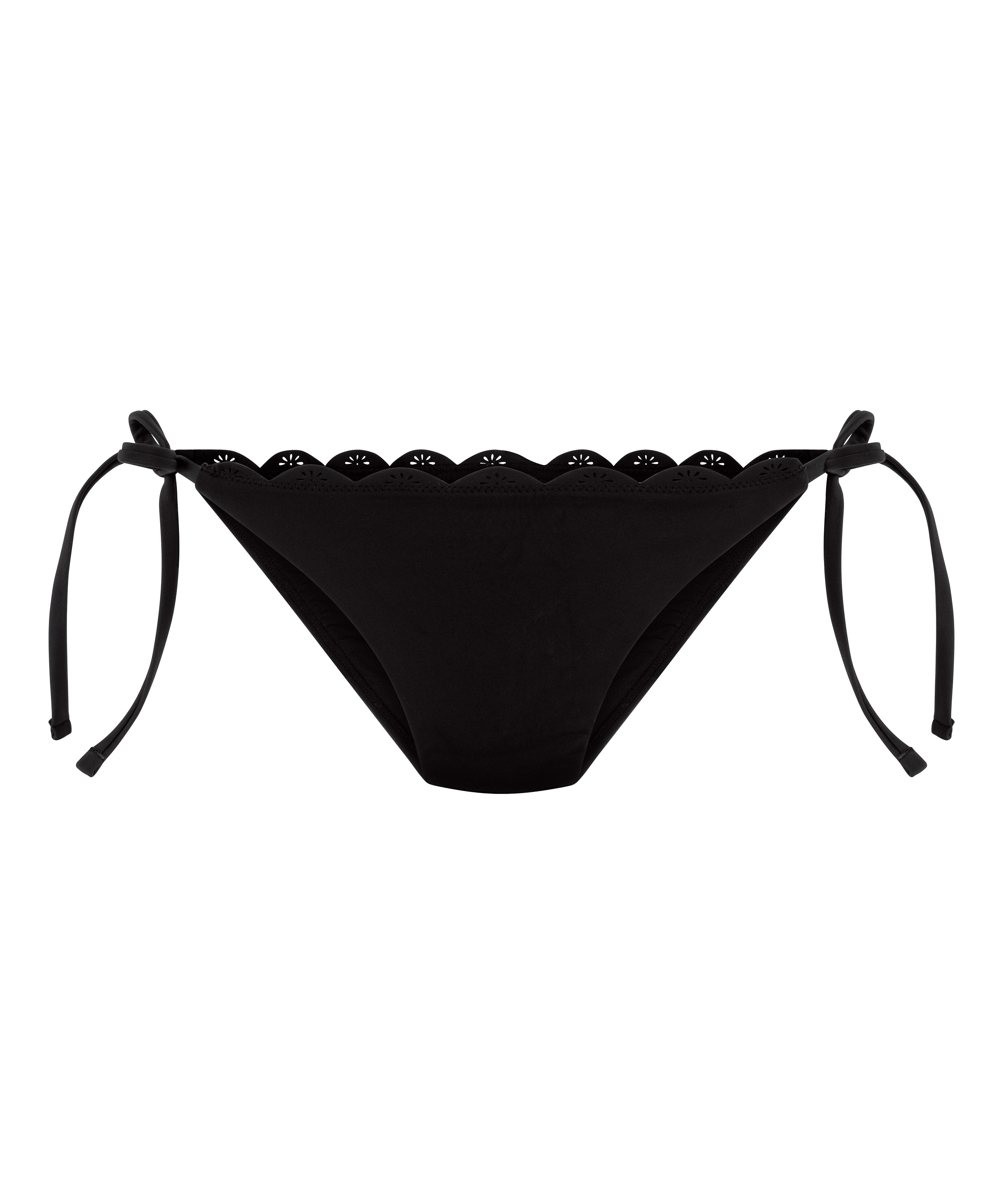 Braguita de bikini atrevida floral Scallop, Negro, main