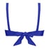 Top de bikini triangular Santorini, Azul