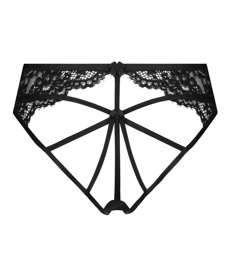 Brasileño Eve con entrepierna abierta, Negro