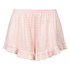 Pantalones cortos Velours Ruffle, Rosa